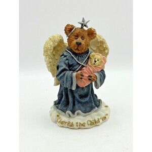 VTG Boyds Bears Bearstone Charity Angelhug Figurine Starlight Childlren's Fnd